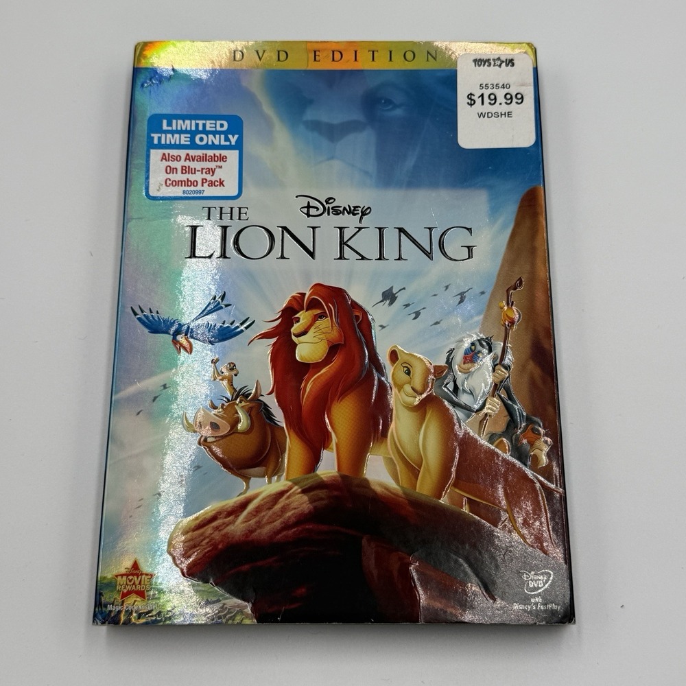 Disney The Lion King‎ DVD Edition (2011) Diamond Collection w/ Slipcover